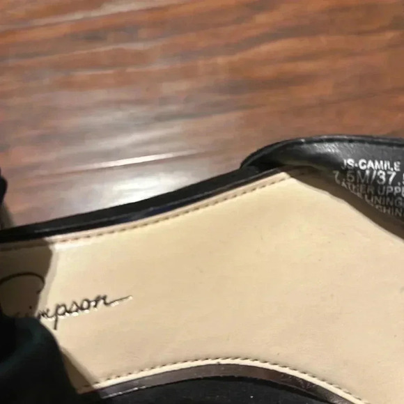 Jessica Simpson Cyrena Black Lux Suede - Picture 6 of 8